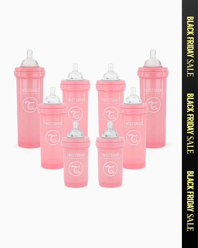 Maxi-Babyflaschen-Paket Optional sizes / 0 Monate+ / Rosa - 1