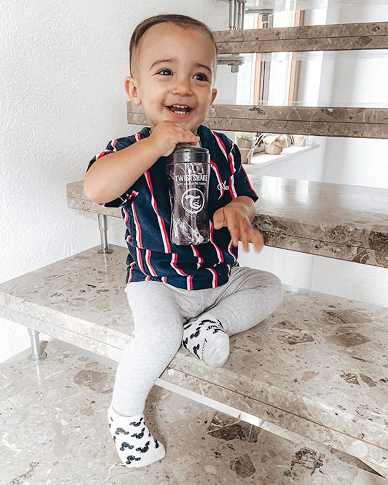 Anti-kolik Nappflaska Stål 330ml Marble Black 330 ml / 4 mån+ / Outlet - 3