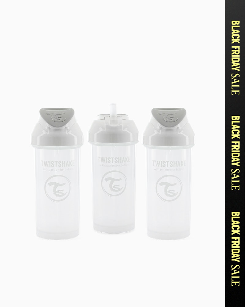 Straw Cup 3-pack 6 mth+ / White - 1