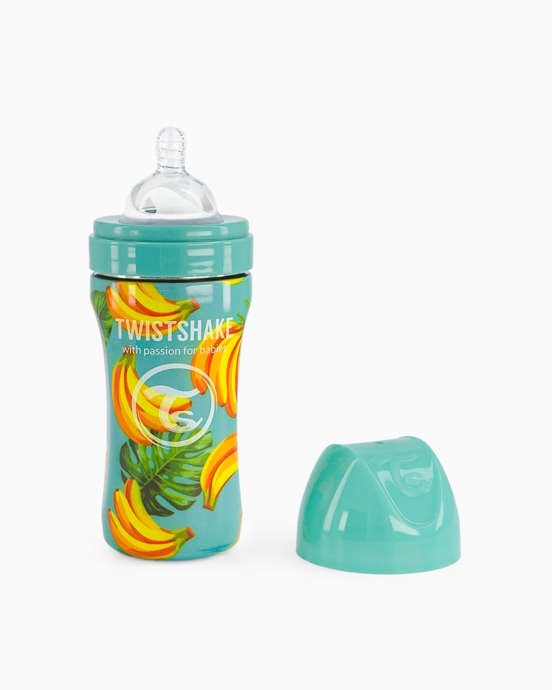 Anti-kolik Nappflaska Stål 330ml Banana 330 ml / 4 mån+ / Outlet - 1