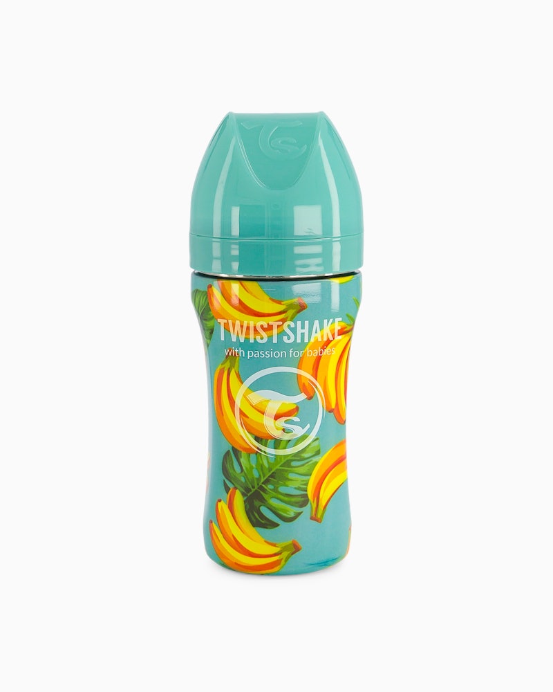 Anti-kolik Nappflaska Stål 330ml Banana 330 ml / 4 mån+ / Outlet - 3