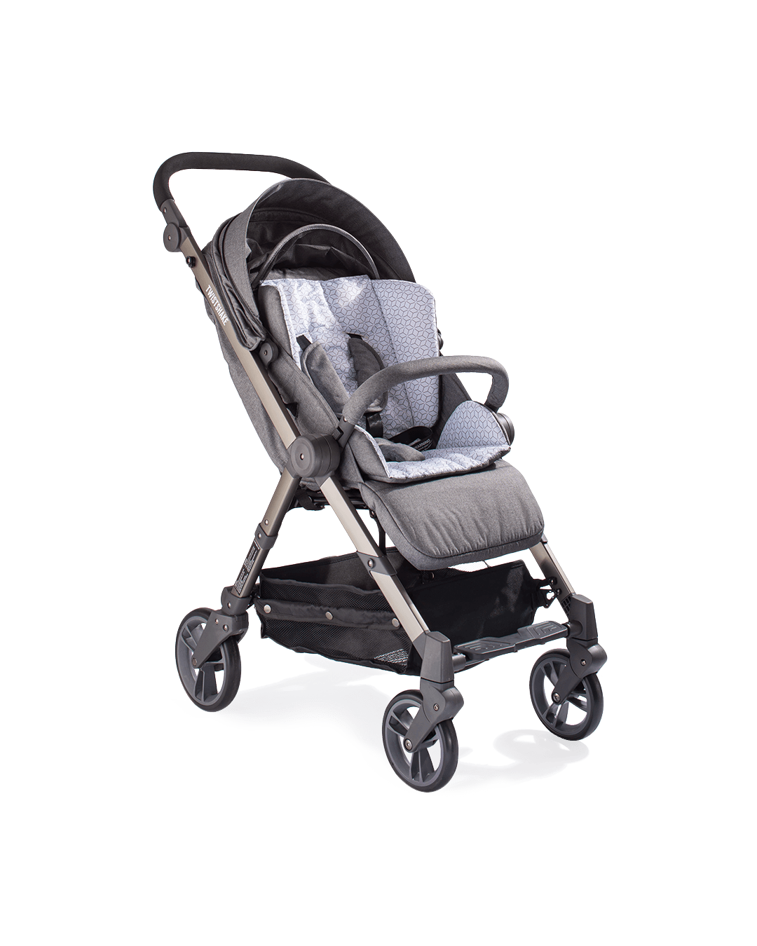 Stroller Set with Seat Liner Footmuff Grey