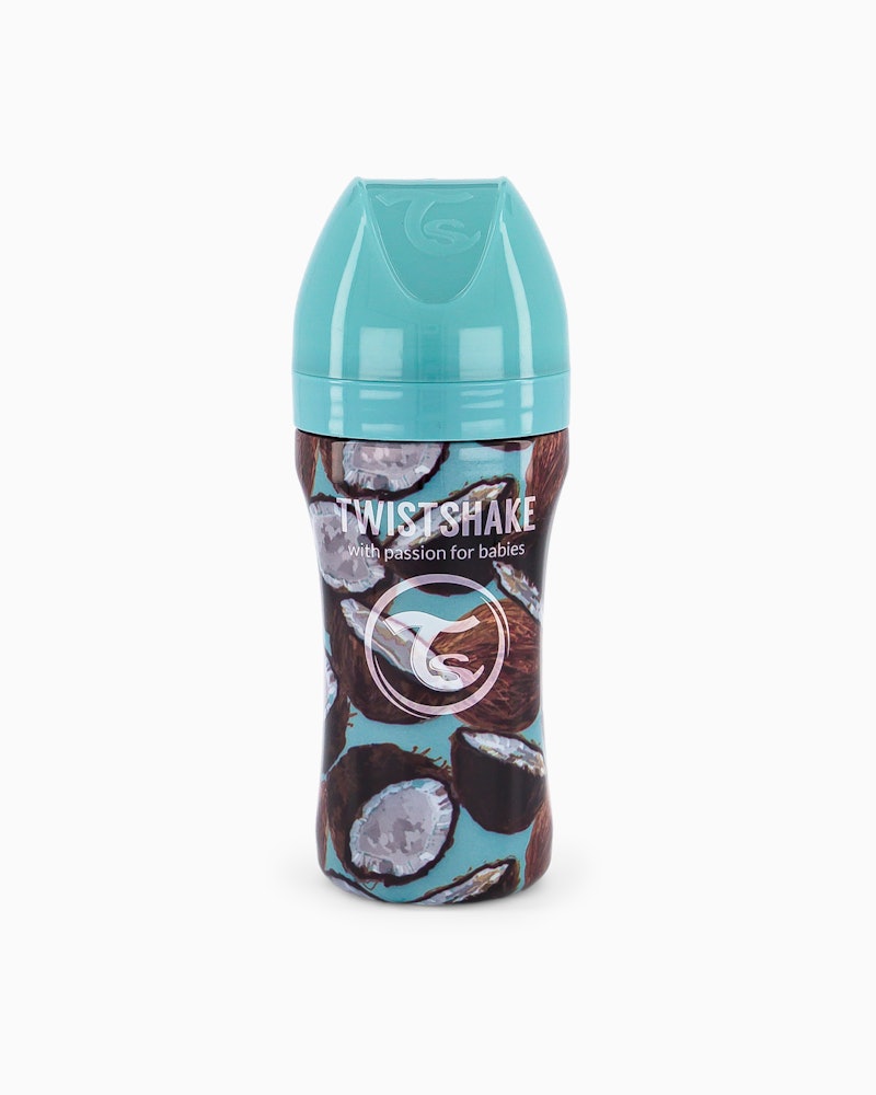 Anti-kolik Nappflaska Stål 330ml Coconut 330 ml / 4 mån+ / Outlet - 3