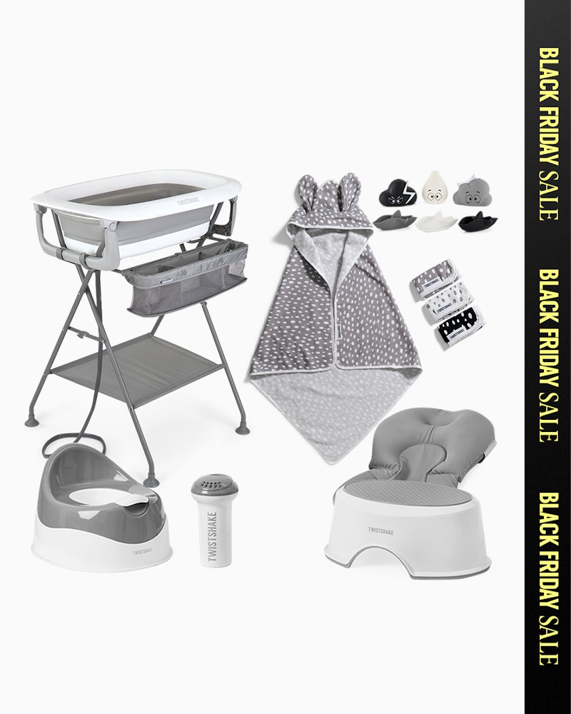 Ultimata badpaketet 0 mån+ / Grå & Vit - 1