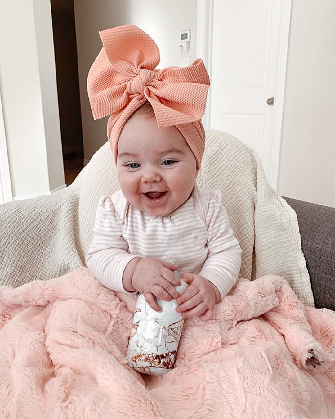 Anti-Colic Stainless Steel 260ml Marble White 260 ml / 2 måned+ / Outlet - 3