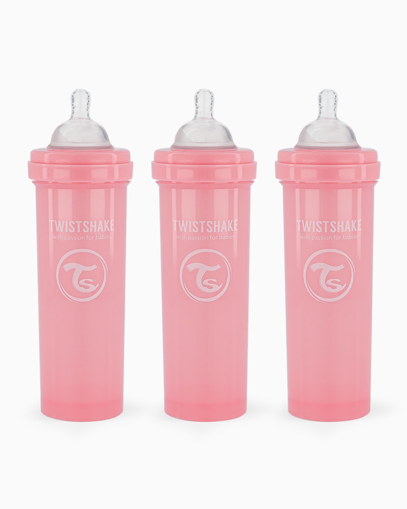 Baby Bottle Anti-Colic 330ml 3-pack 11 US fl oz / 4 mth+ / Pink - 1