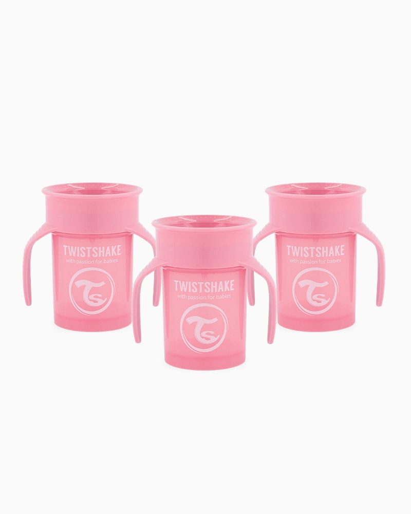Spill-free 360 Cup 3-Pack 6 mth+ / Pink - 1