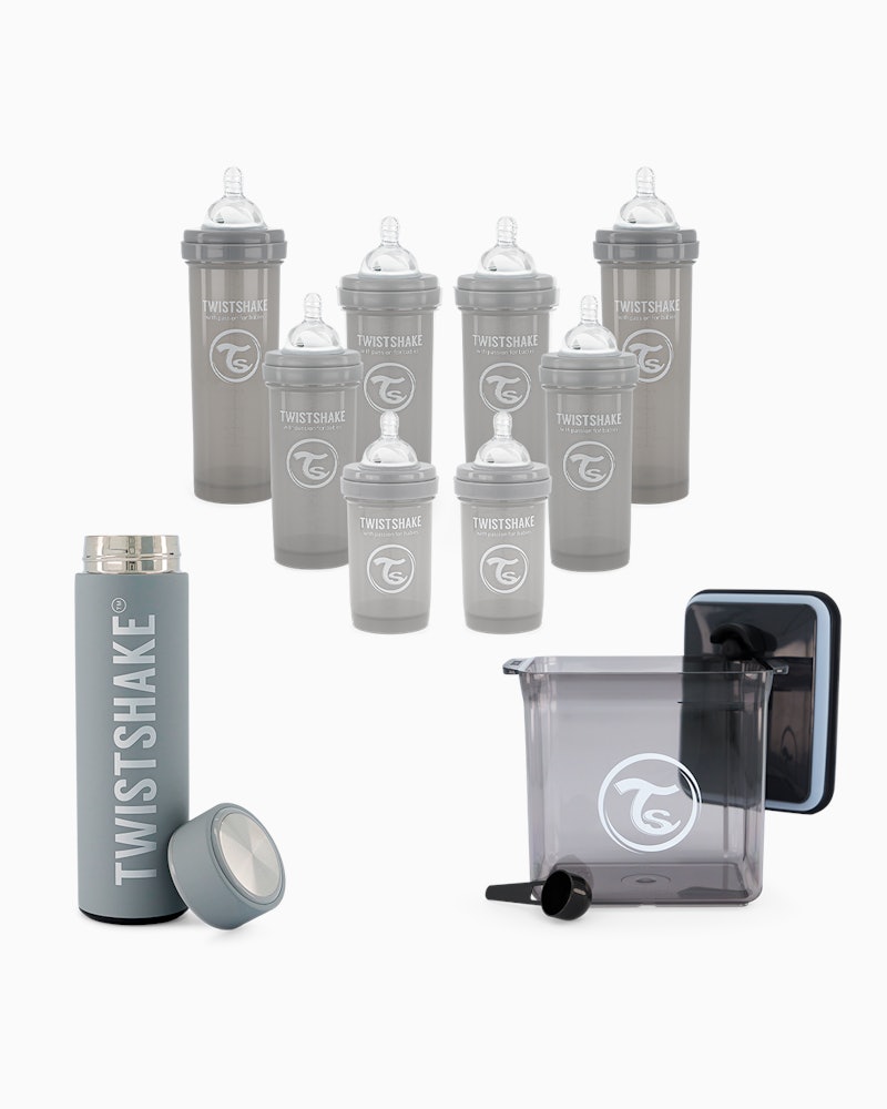 Complete Bottle Feeding Set 0 mth+ / Grey - 1