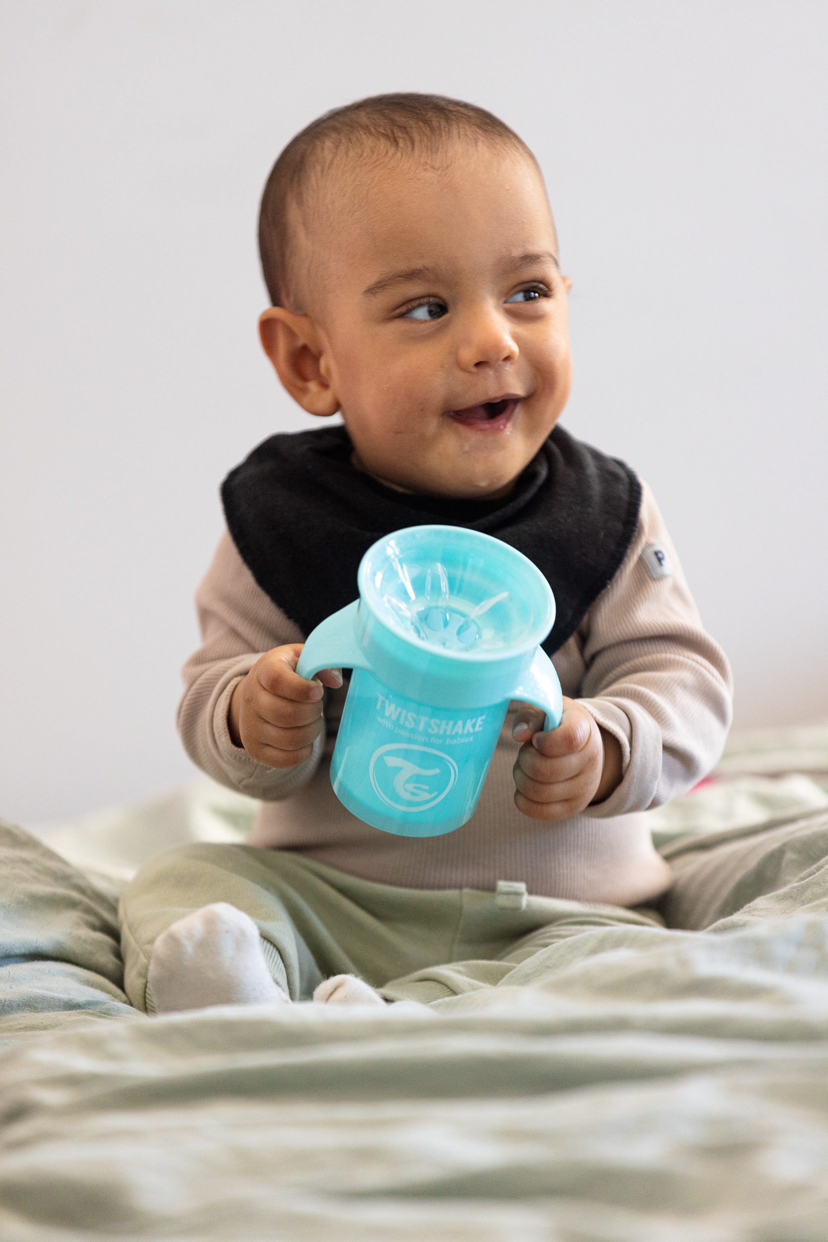 360 Pipmugg 3-pack 6 mån+ / Blå - hover