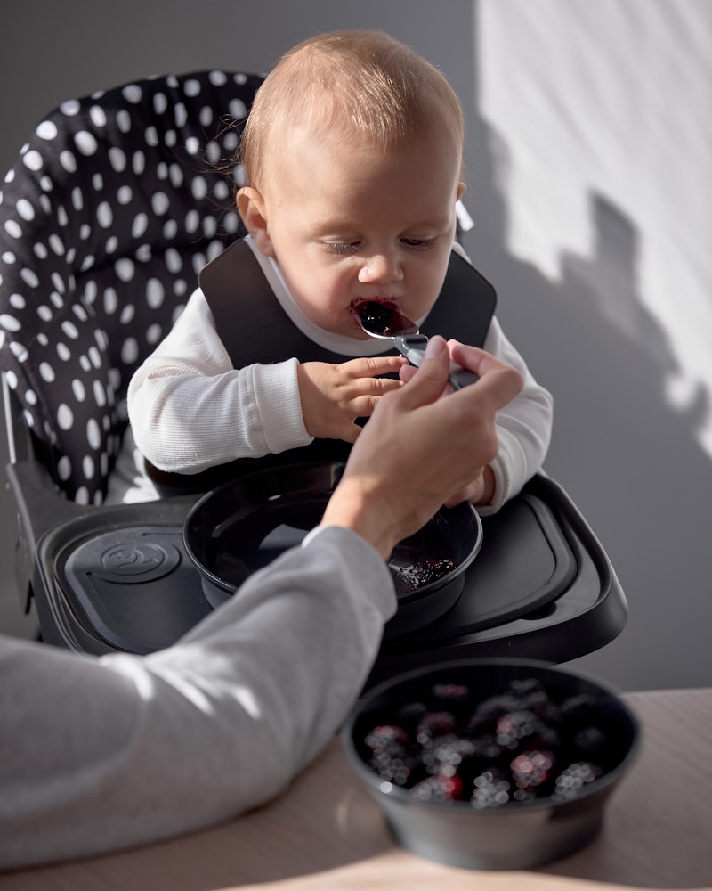 Komplett Barnmatstol 6 mån+ / Svart - 2