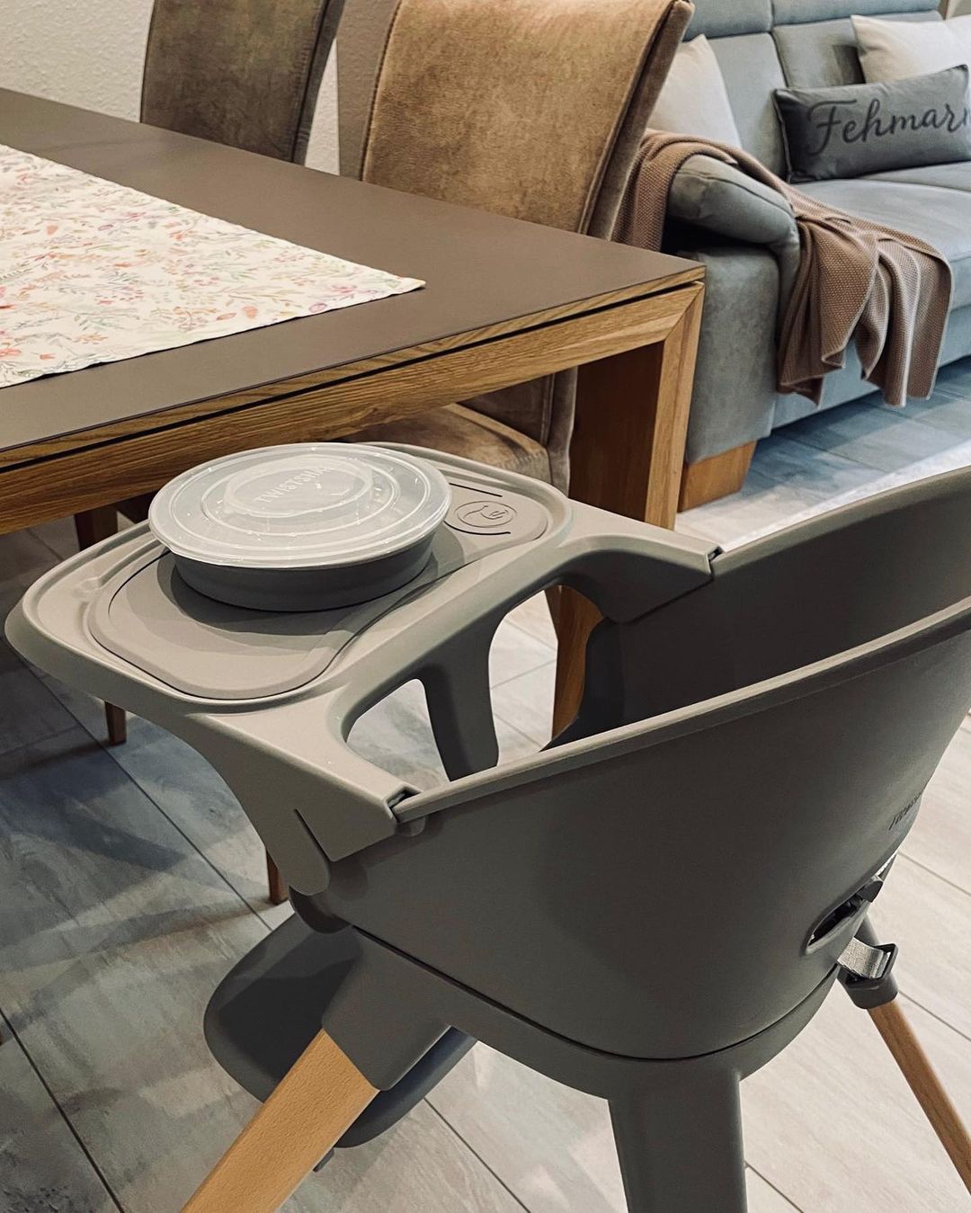 Komplett Barnmatstol 6 mån+ / Grå - hover