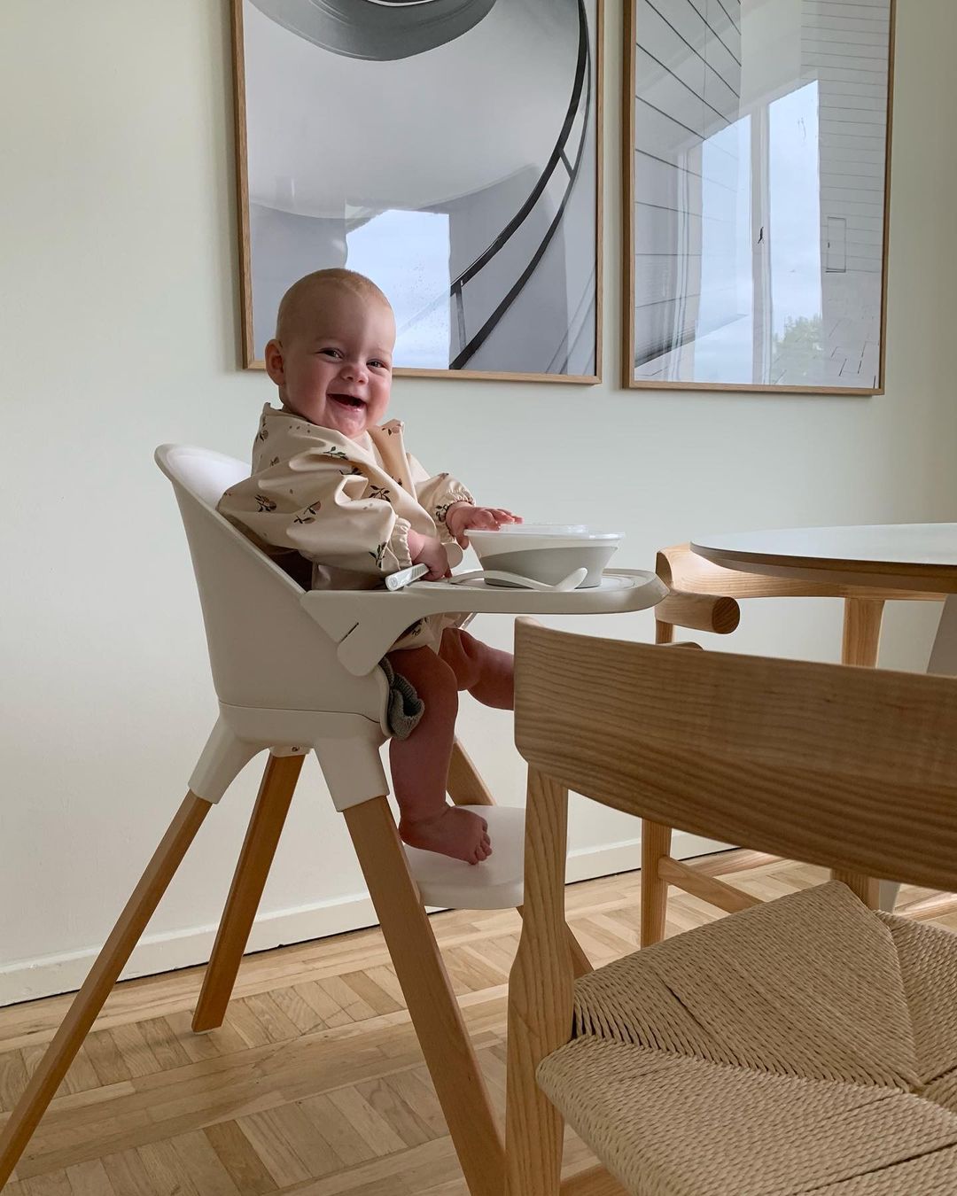 Komplett Barnmatstol 6 mån+ / Vit - hover