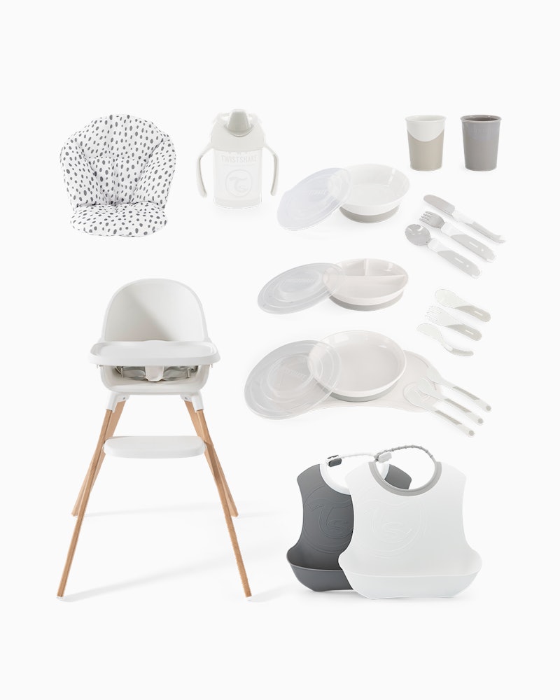 Hochstuhl - Komplettset 6 Monate+ / Weiß - 1