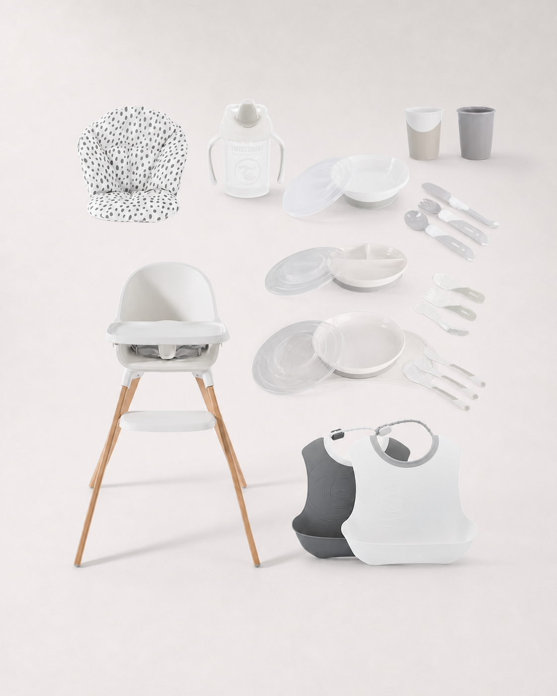 Complete Dining Set White 6 mth+ / White