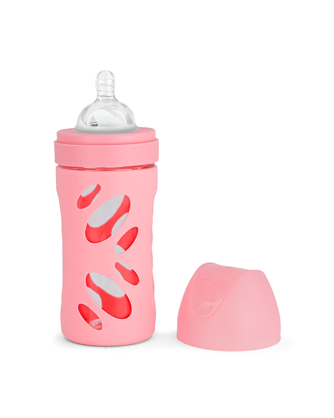Twistshake 180ml Anti-Kolik Baby-Flasche mit Sauger S Pink ab Geburt 