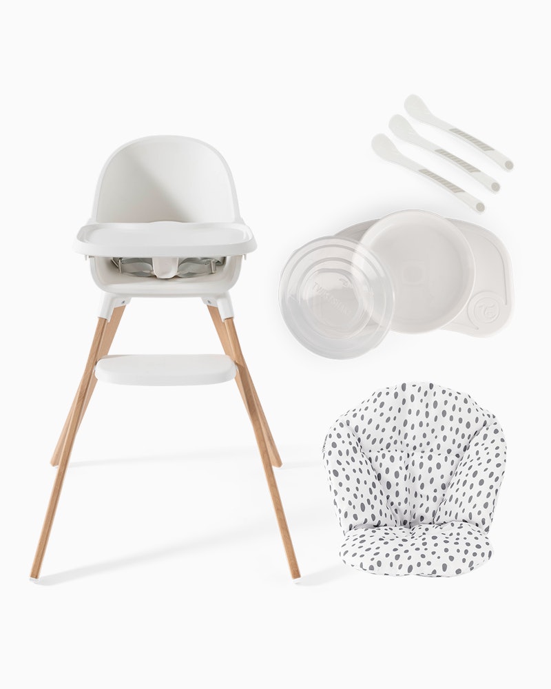 Highchair with accessories 6 mth+ / White - 1