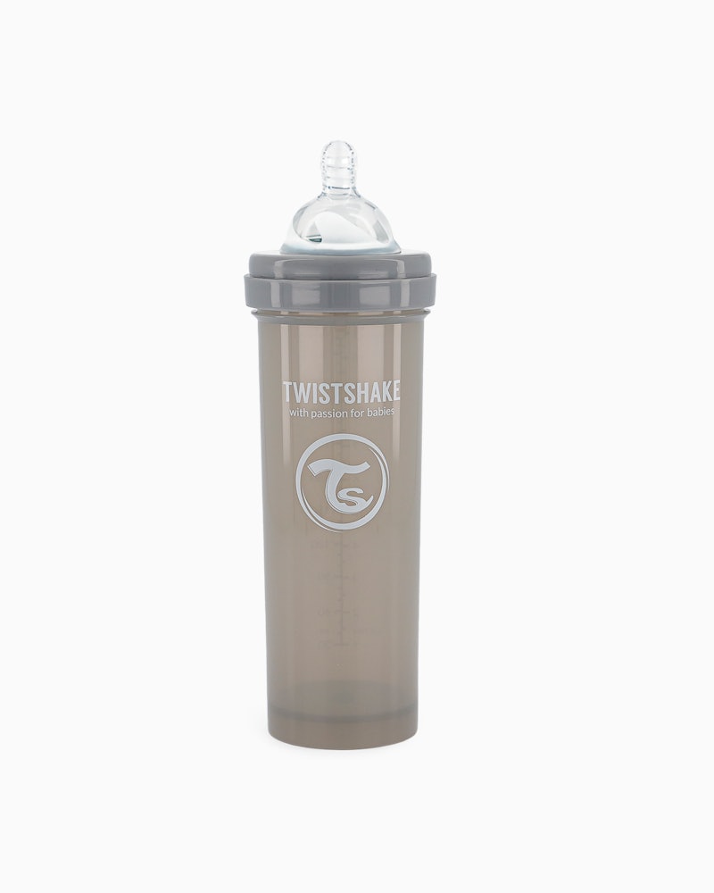 Anti-Kolik-Babyflasche 330 ml 330 ml / 4 Monate+ / Grau - 3