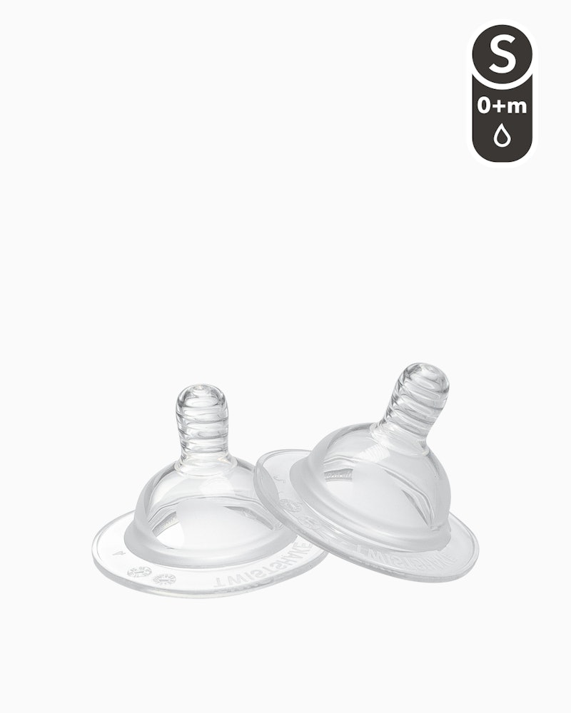 Suttehoved Lille 2-pack 0 måned+ / Teat Small - 1