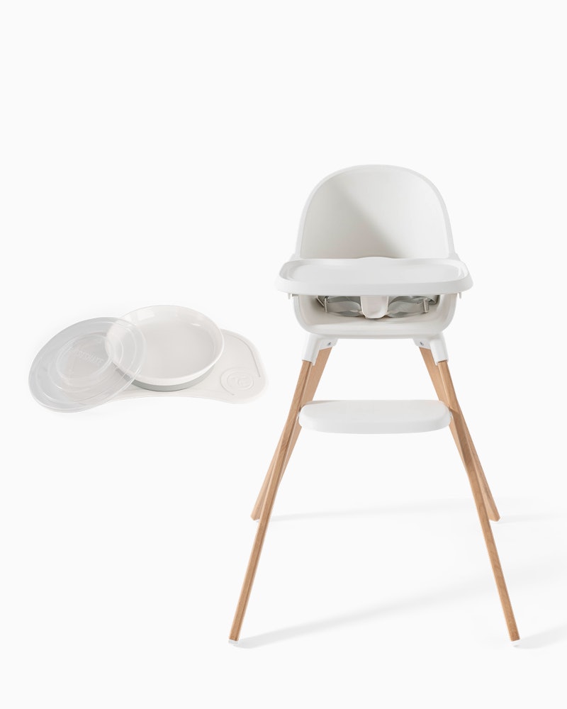 Highchair & Clickmat Set White 6 mth+ / White - 1