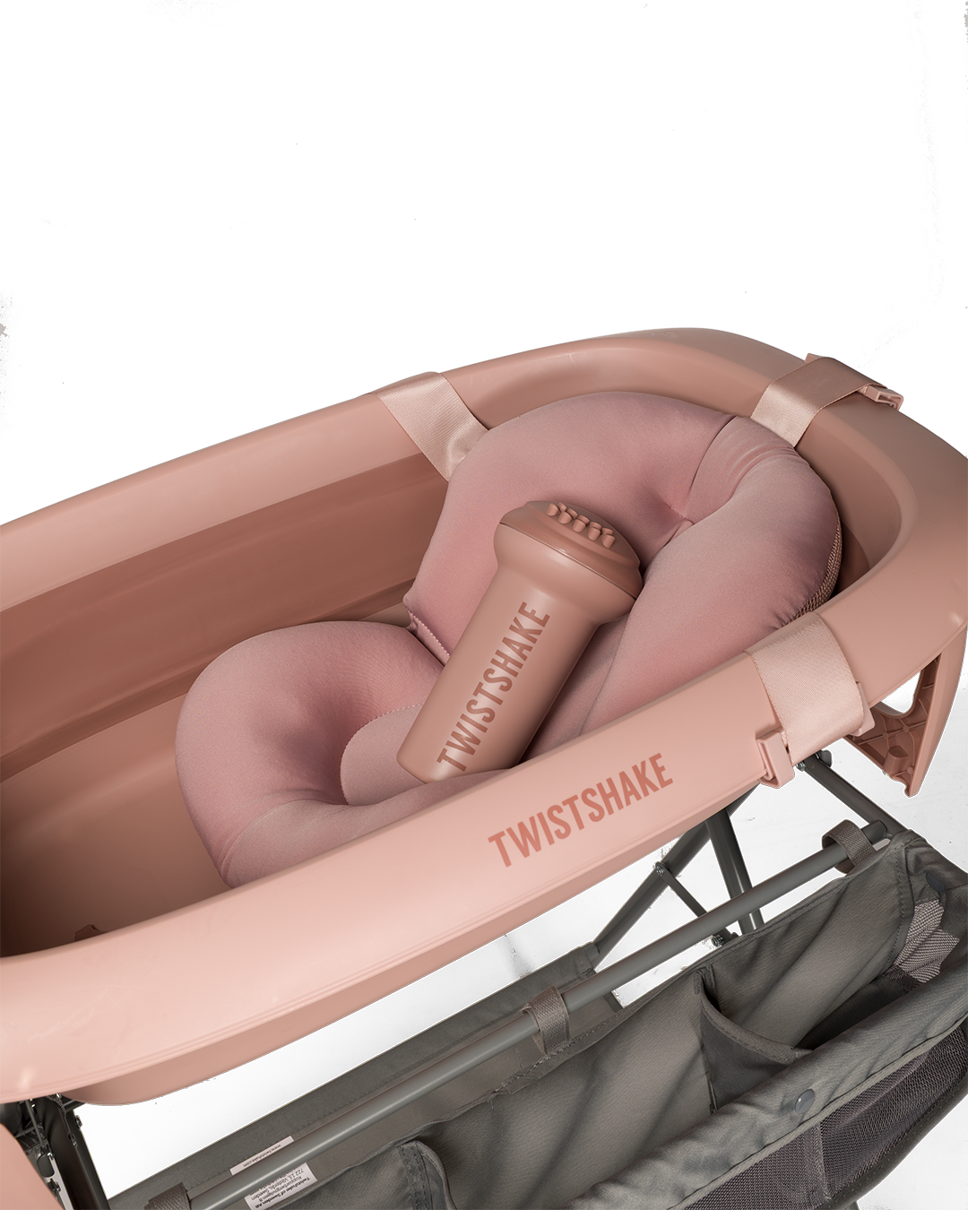 Lyxiga badpaketet Faded Rosa - Ihopfällbar badbalja med badställning 0 mån+ / Faded Rosa - 4