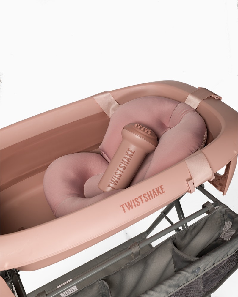 Luxury Bath Kit Faded Pink - Foldable baby bathtub with bath stand 0 mth+ / Faded Pink - 4