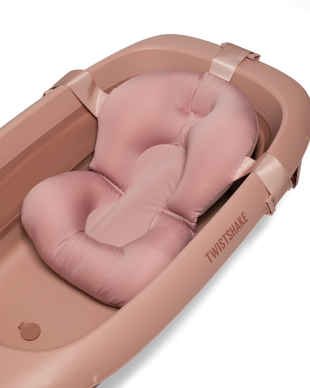 Luxury Bath Kit Faded Pink - Foldable baby bathtub with bath stand 0 mth+ / Faded Pink - 6