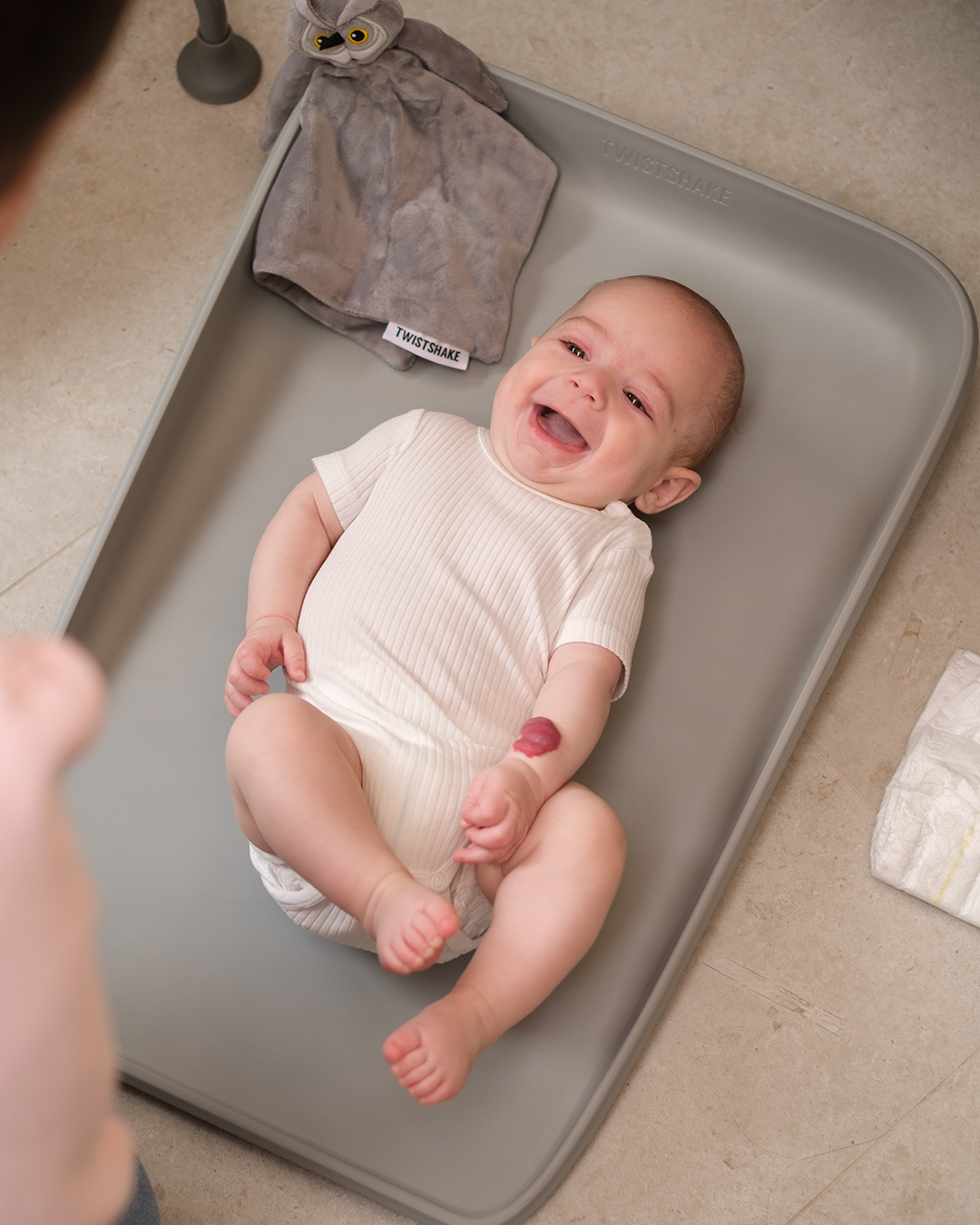 Skötbädd 0 mån+ / Grå - hover