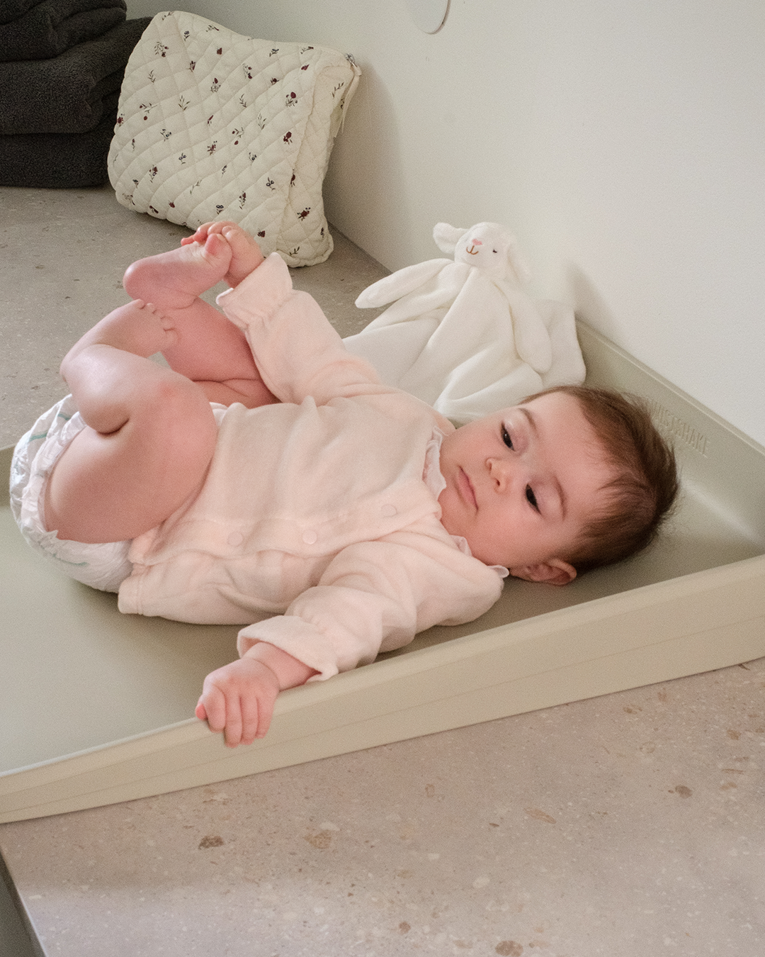 Skötbädd 0 mån+ / Faded Beige - hover