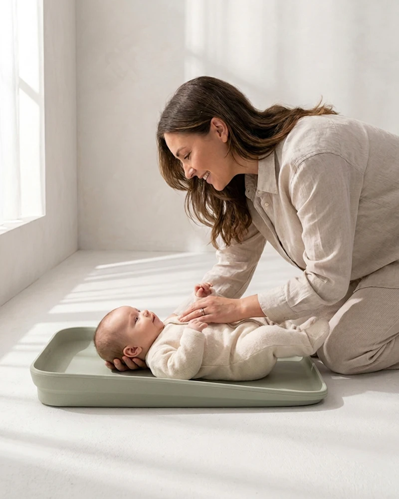 Changing Mat Beige 0 mth+ / Faded Beige - 1