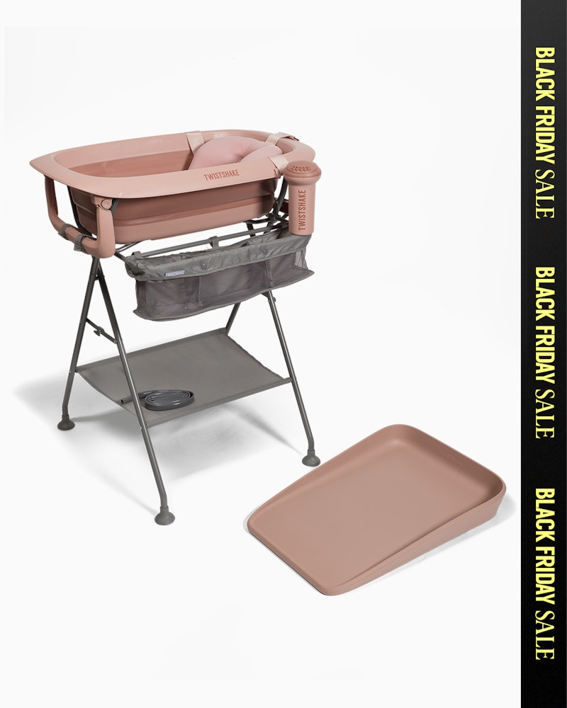 Luxury Bath & Changing Kit 0 mth+ / Faded Pink - 1