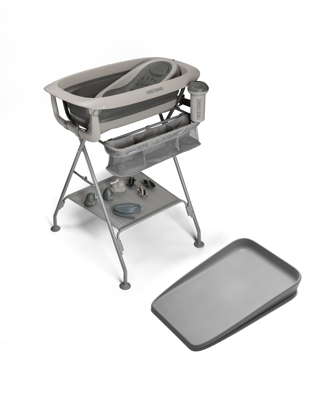 Luxury Bath & Changing Kit Grey 0 mth+ / Grey