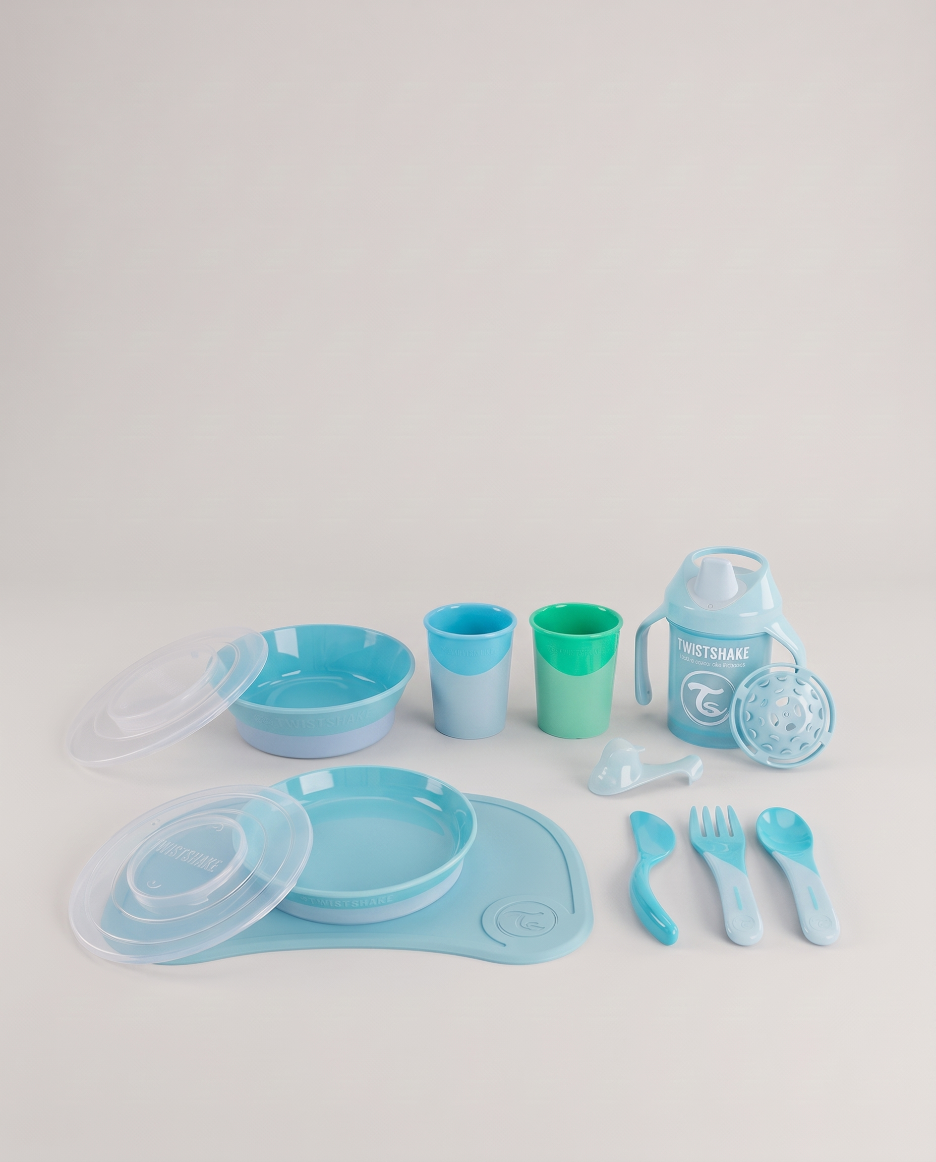 Kit Vaisselle Click Mat 6 mois+ / Bleu