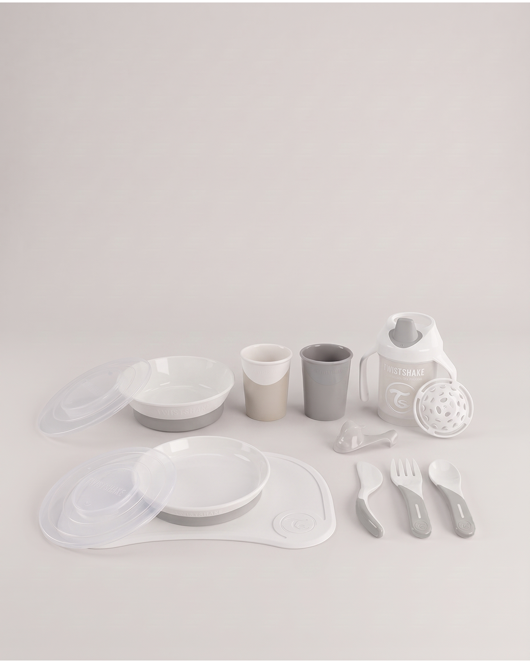 Kit Vaisselle Click Mat 6 mois+ / Blanc