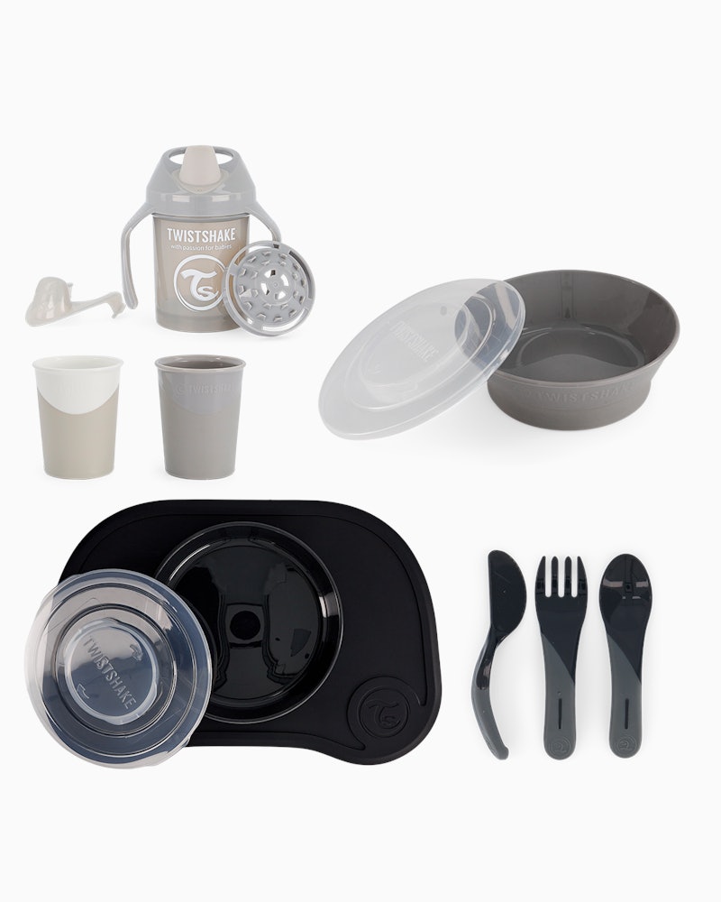 Click Mat Barnservis Paket 6 mån+ / Svart - 1