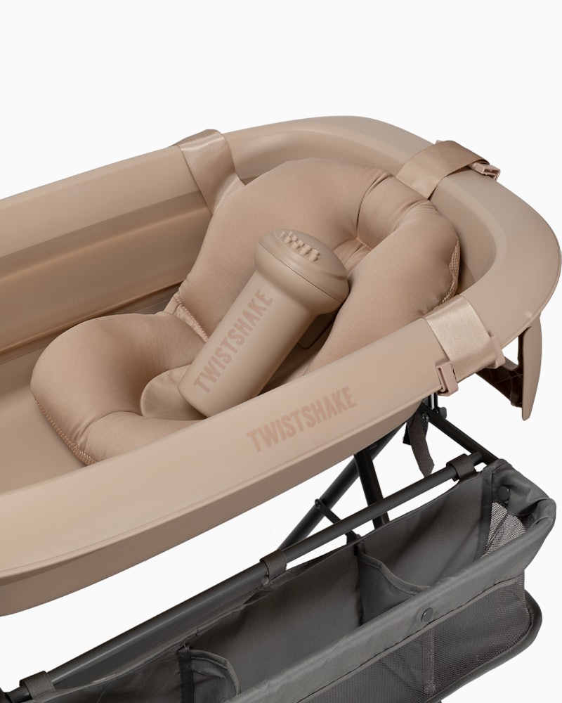Luxury Bath Kit Mocha - Foldable baby bathtub with bath stand 30000 ml / 0 mån+ / Mocha - 2