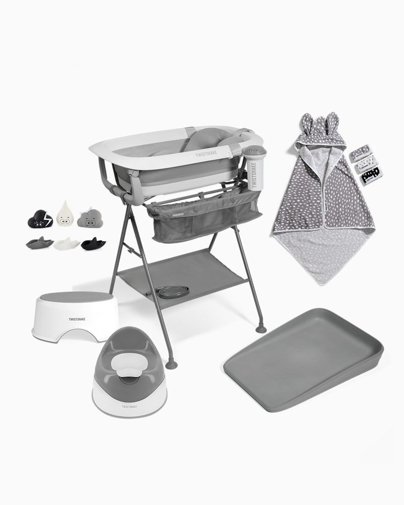 Premium Badkit 0 mån+ / Grå & Vit - 1