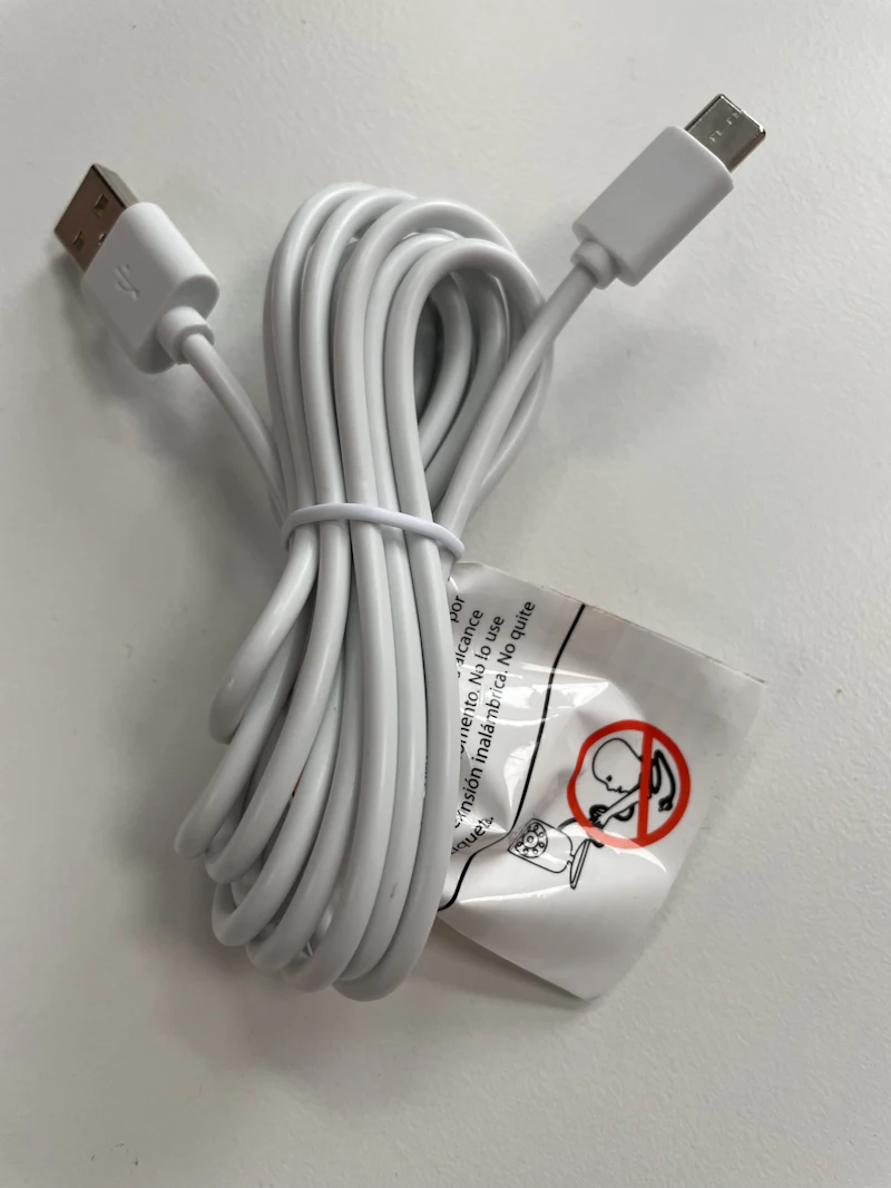 Twistshake Baby Monitor USB-C Cord Spare Part Blanc - 1
