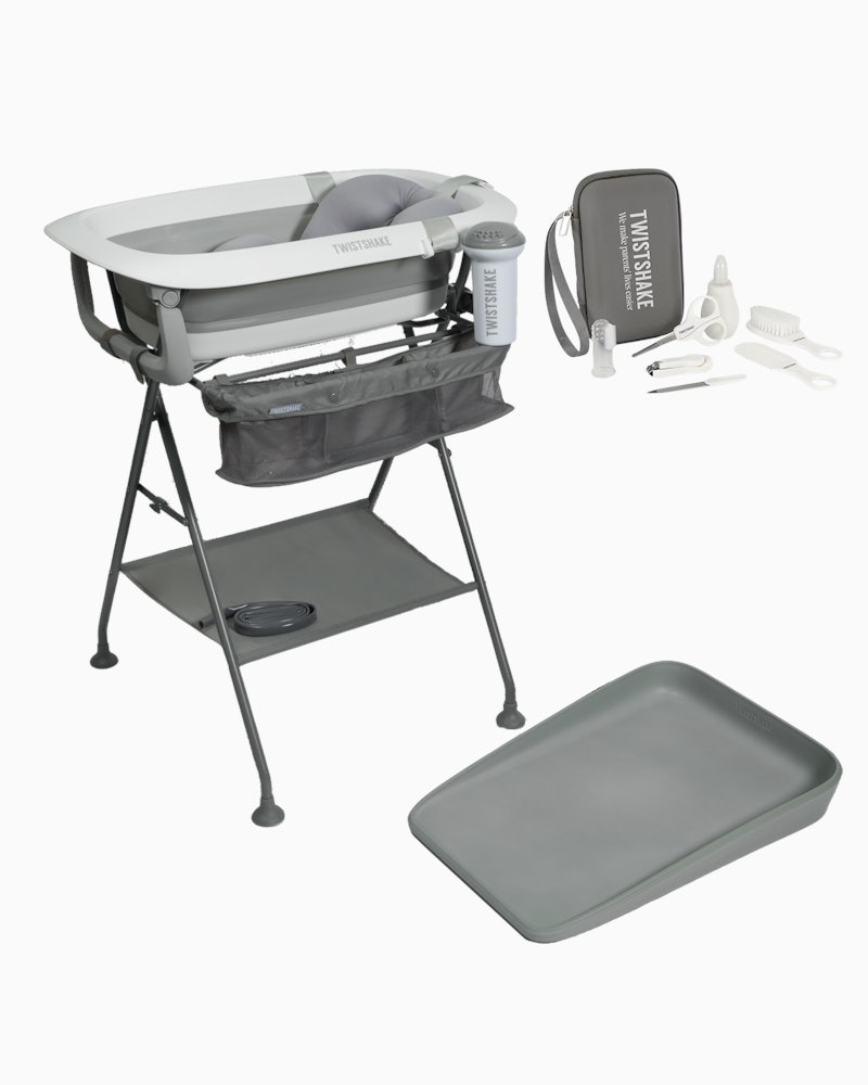 Bad & Skötsel Kit 0 mån+ / Grå & Vit - 1