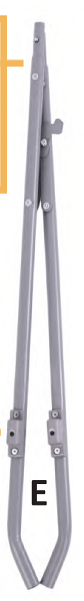 Bathtub Stand Part E - GREY Grau