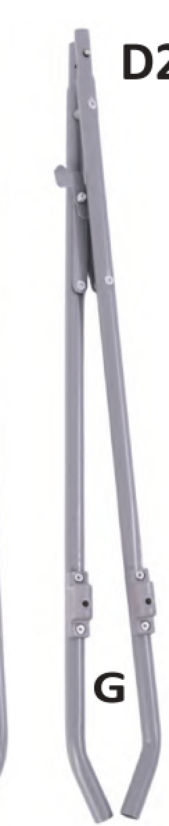 Bathtub Stand Part G - GREY Grau