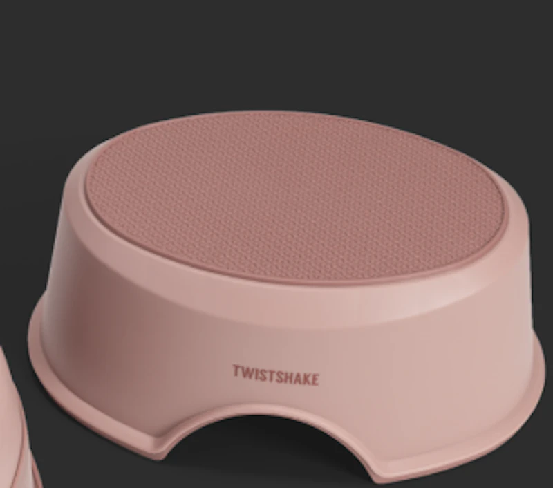 Twistshake Stool Pink Falmet Lyserød - 1