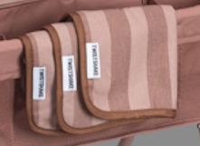 Twistshake 3x Wash Cloth Pink Faded Pink