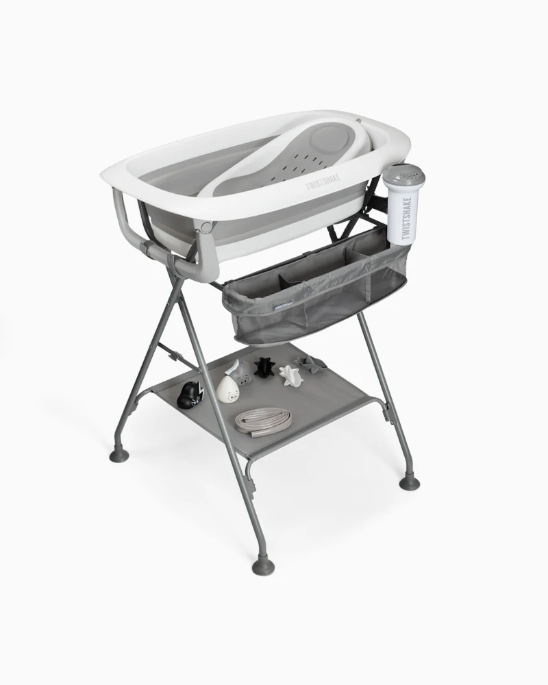 Premium badesett 0 mån+ / Grå & hvit - 6