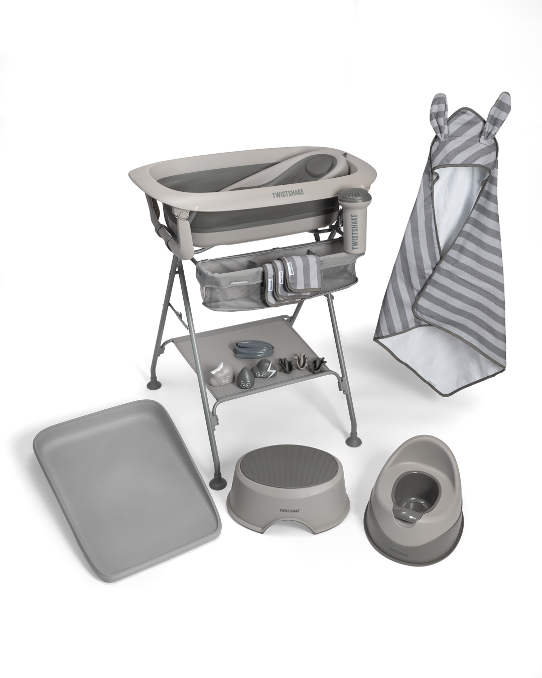Premium Bath Kit Grey 0 mth+ / Grey