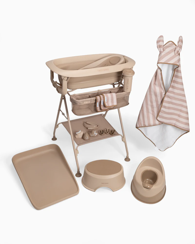 Premium Badeset Mocha 0 Monate+ / Rosa - 1