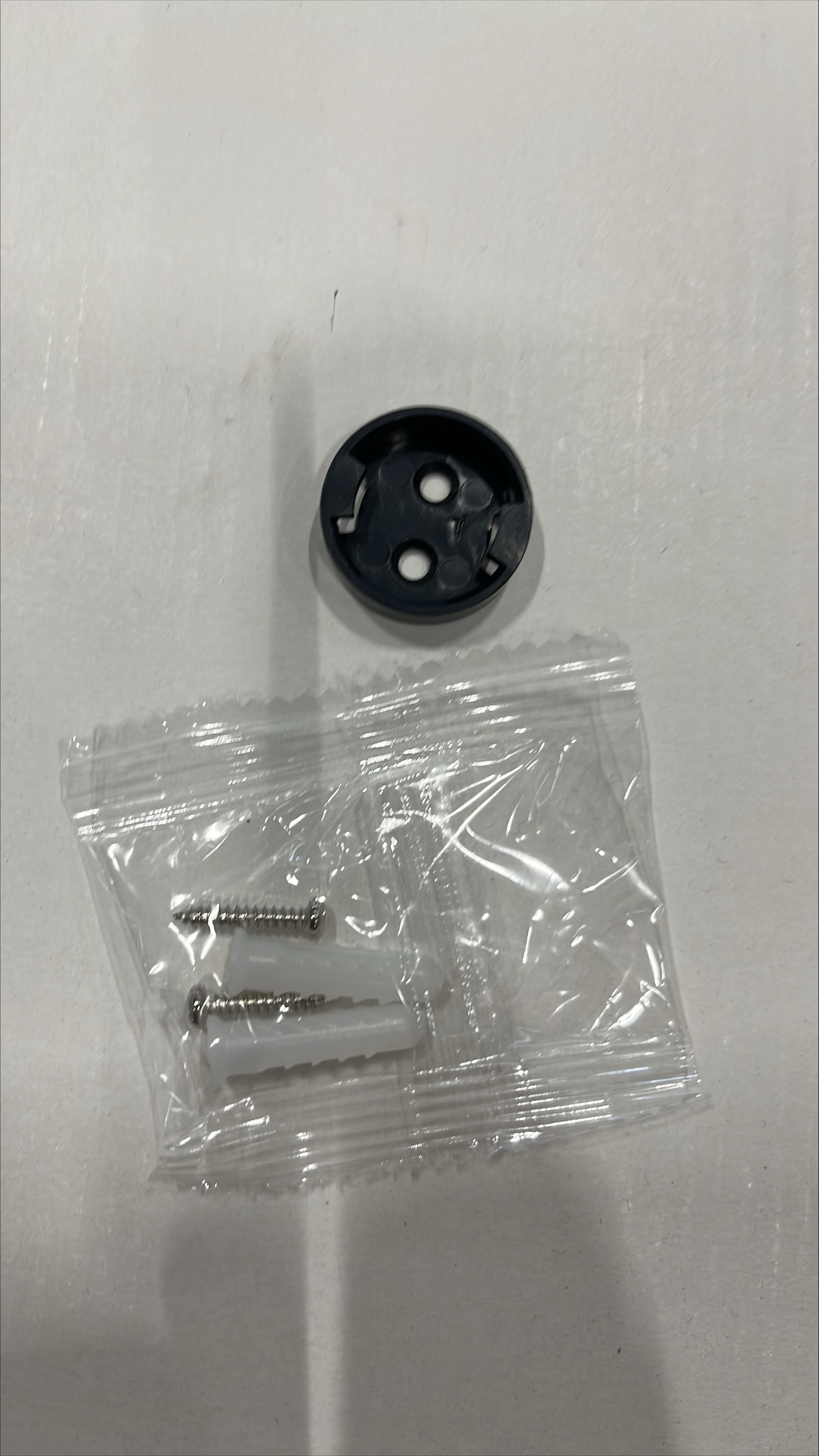 Monitor Camera Wall Mount Shim + Screws Schwarz & Weiß