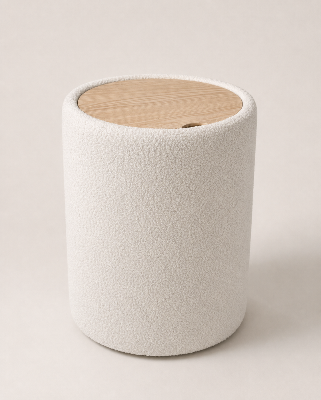 Avena Comfort Chair & Side Table - Ivory  - 4