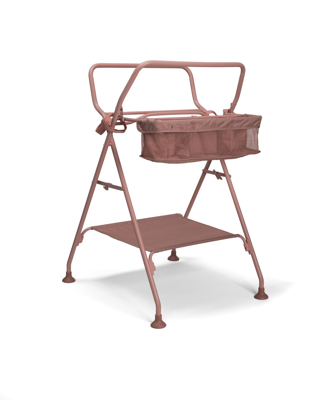 Lyxiga badpaketet Warm Blush – Ihopfällbar babybadbalja med badställning 0 mån+ - 6