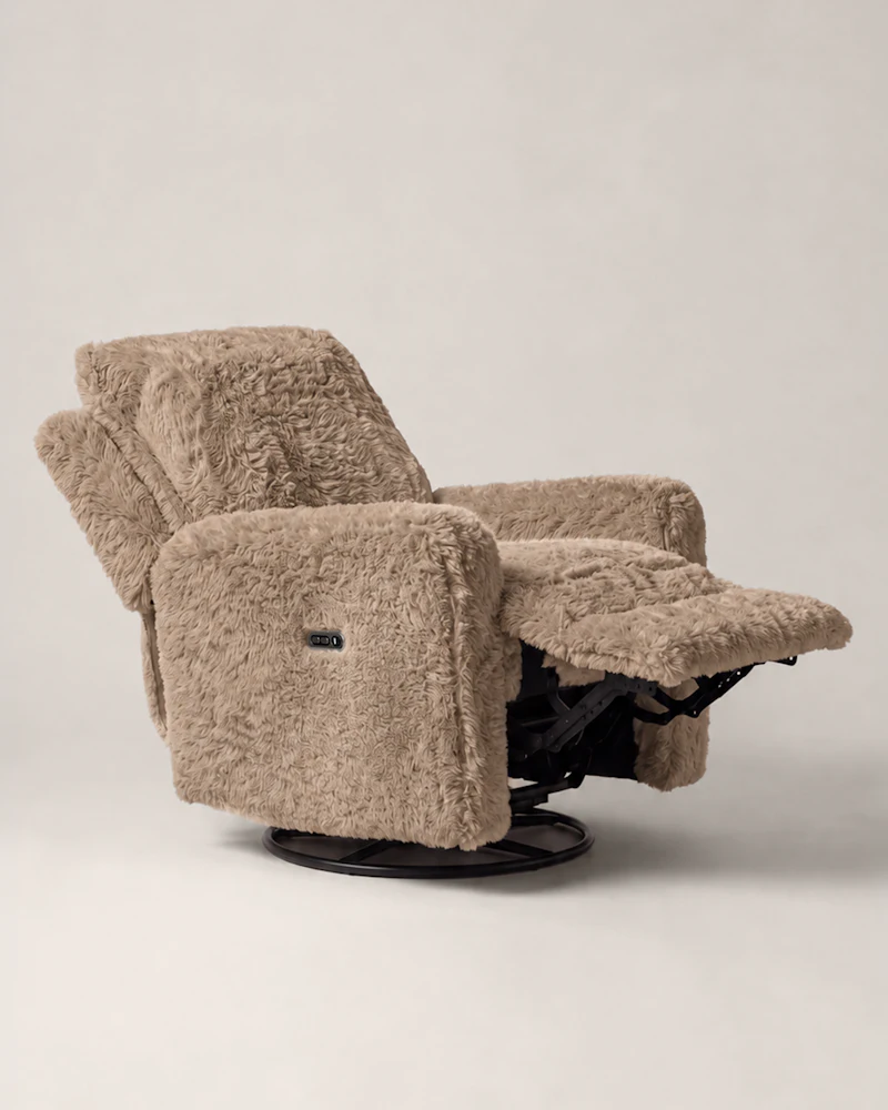 Avena Comfort Chair - Faux Fur Latte - 3