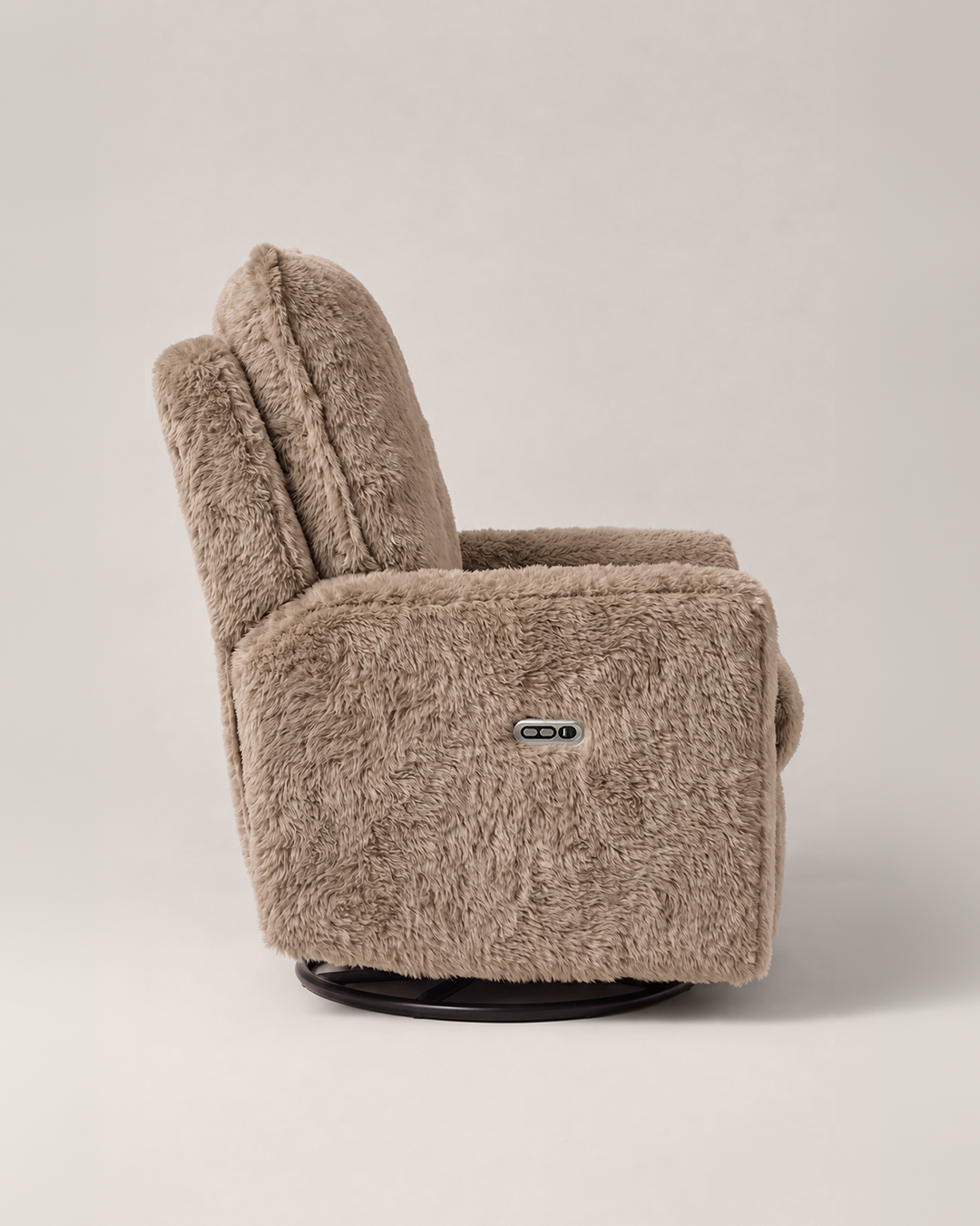 Avena Comfort Chair - Faux Fur Latte  - 5